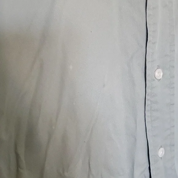 Ralph Lauren Size L Olive Green Button Down Shirt - Picture 4 of 8